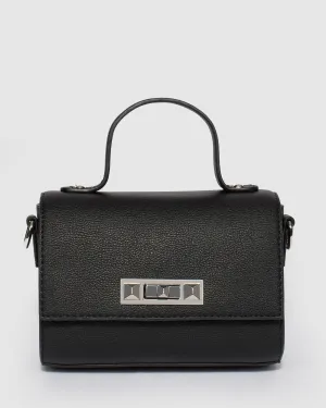 Black Milo Stud Hardware Mini Bag