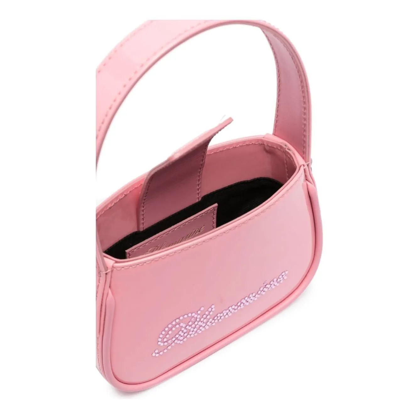 Blumarine crystal-embellished logo tote bag Pink