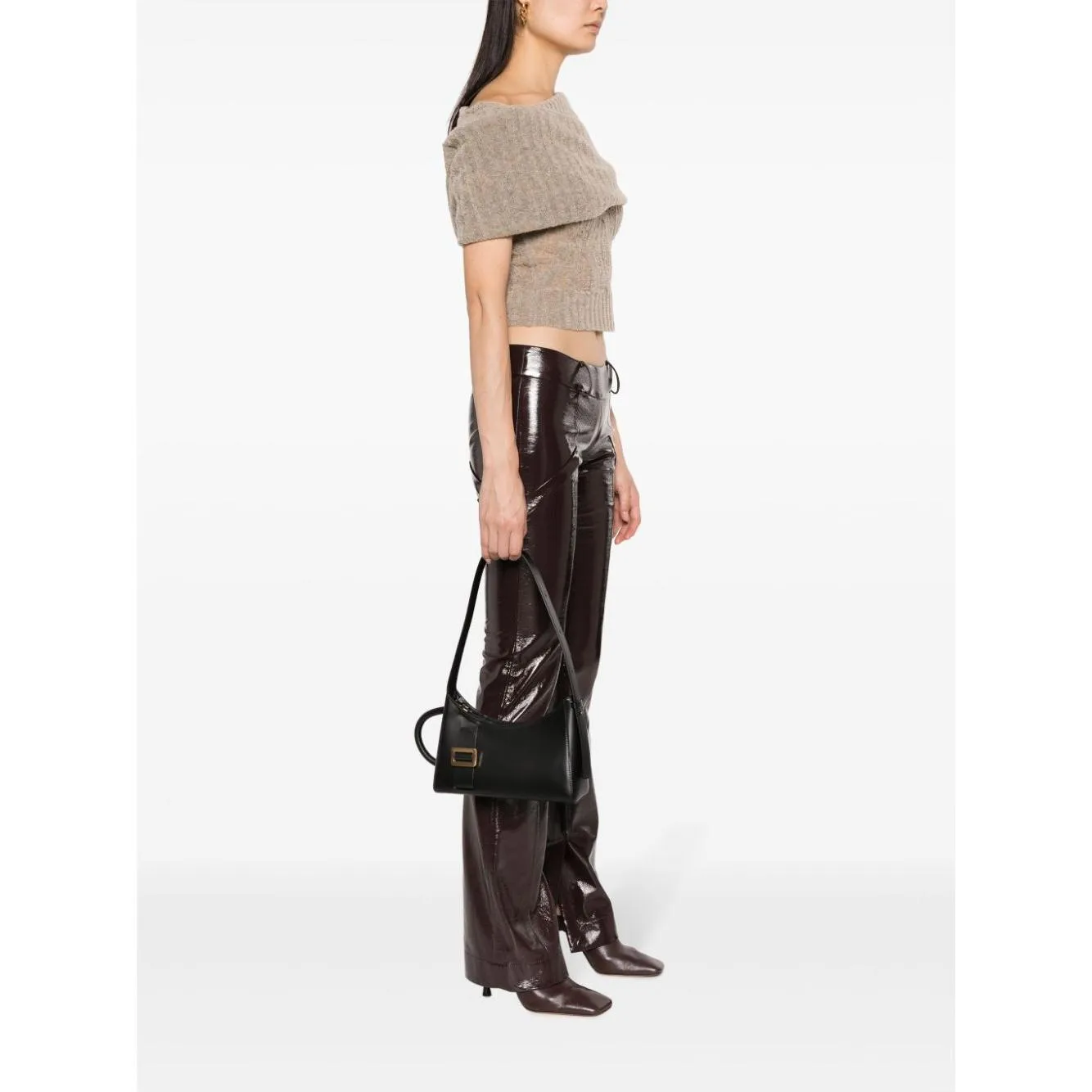 Boyy Bad Tourist leather shoulder bag Black