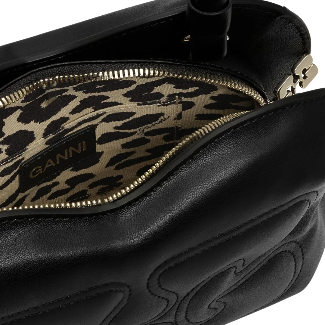 Butterfly Top Handle Bag (Black)