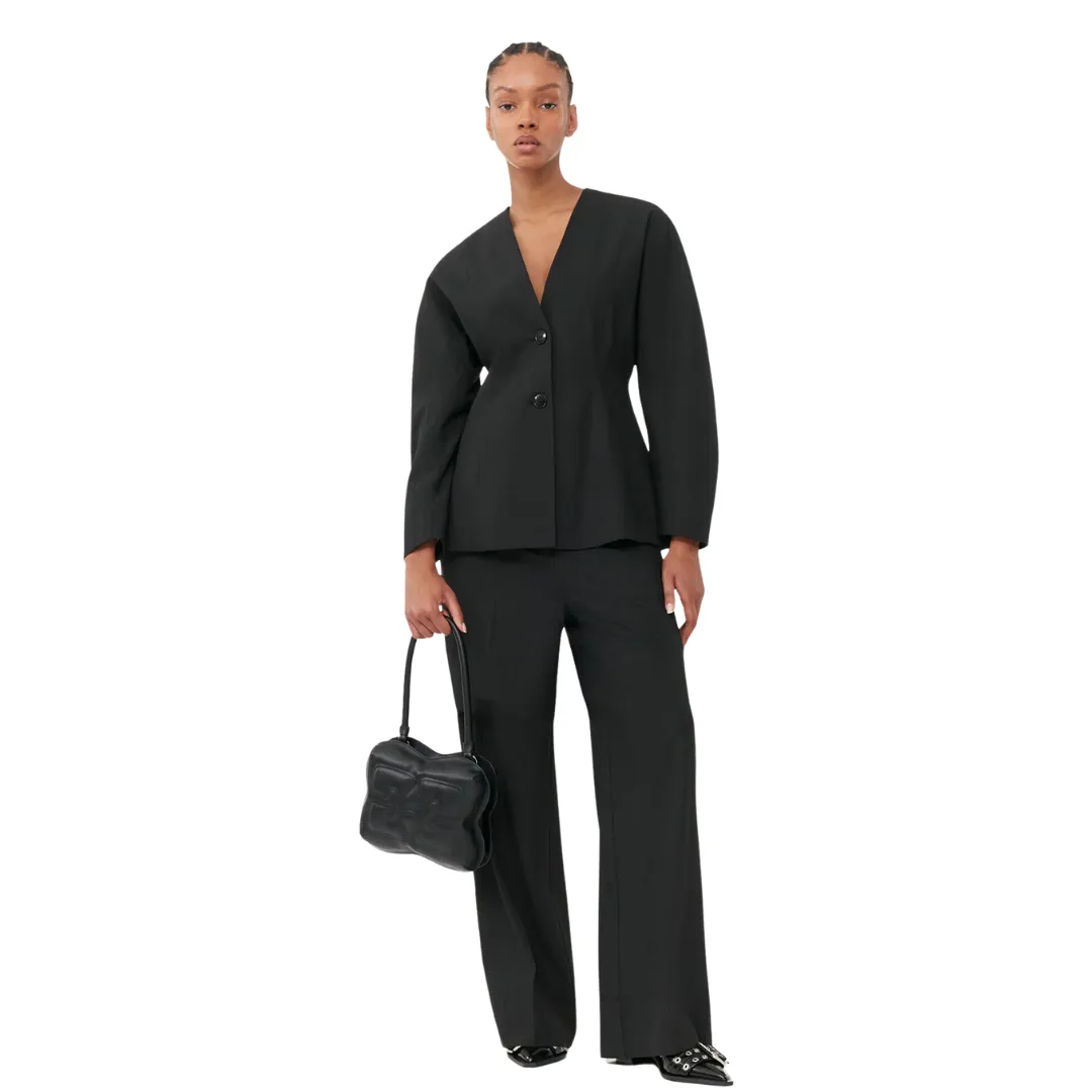 Butterfly Top Handle Bag (Black)