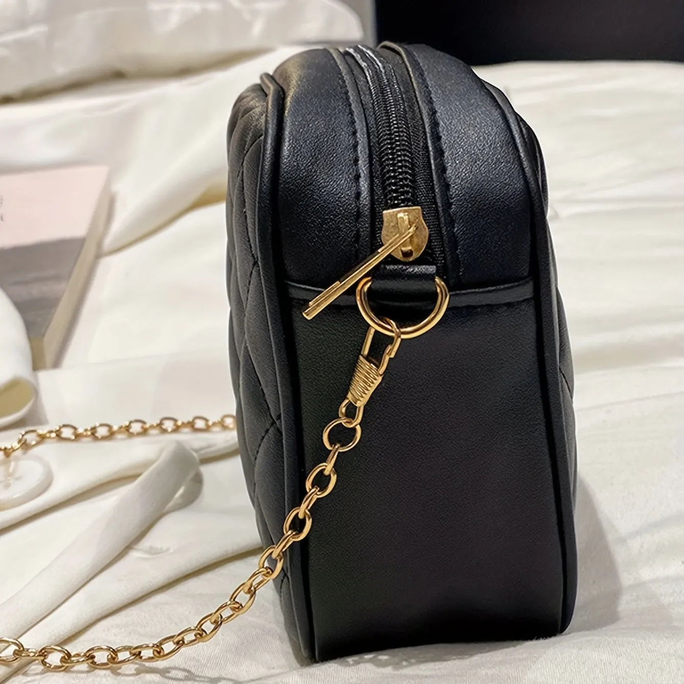 Chic Quilted Mini Crossbody Bag