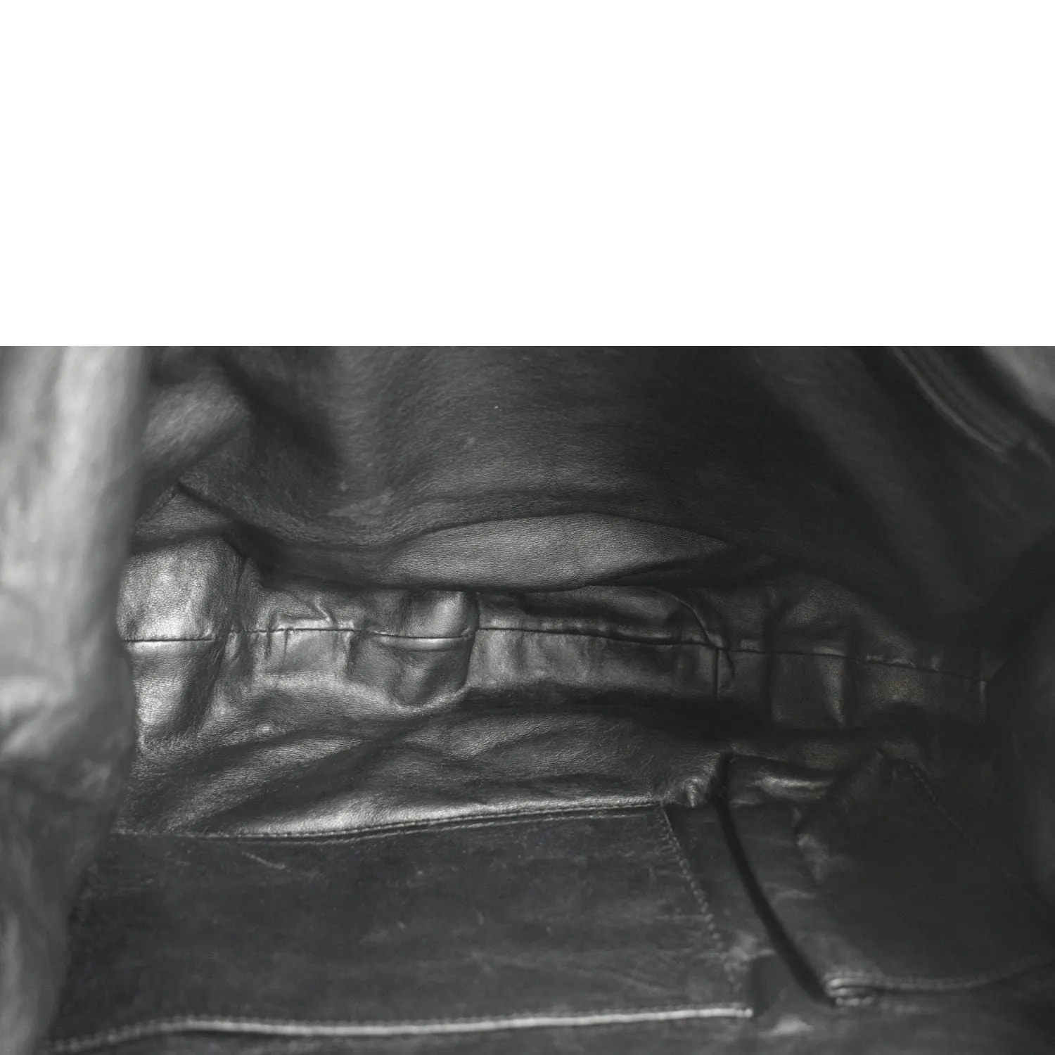CL Modern Chain Calfskin Leather Hobo Bag Black