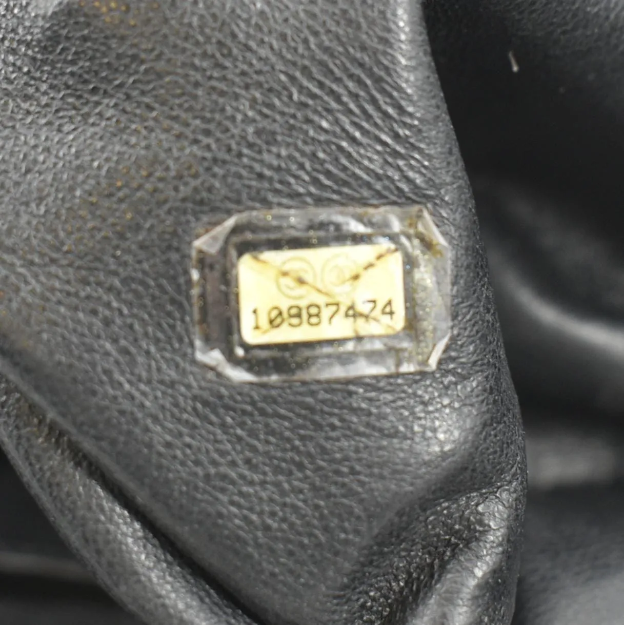 CL Modern Chain Calfskin Leather Hobo Bag Black