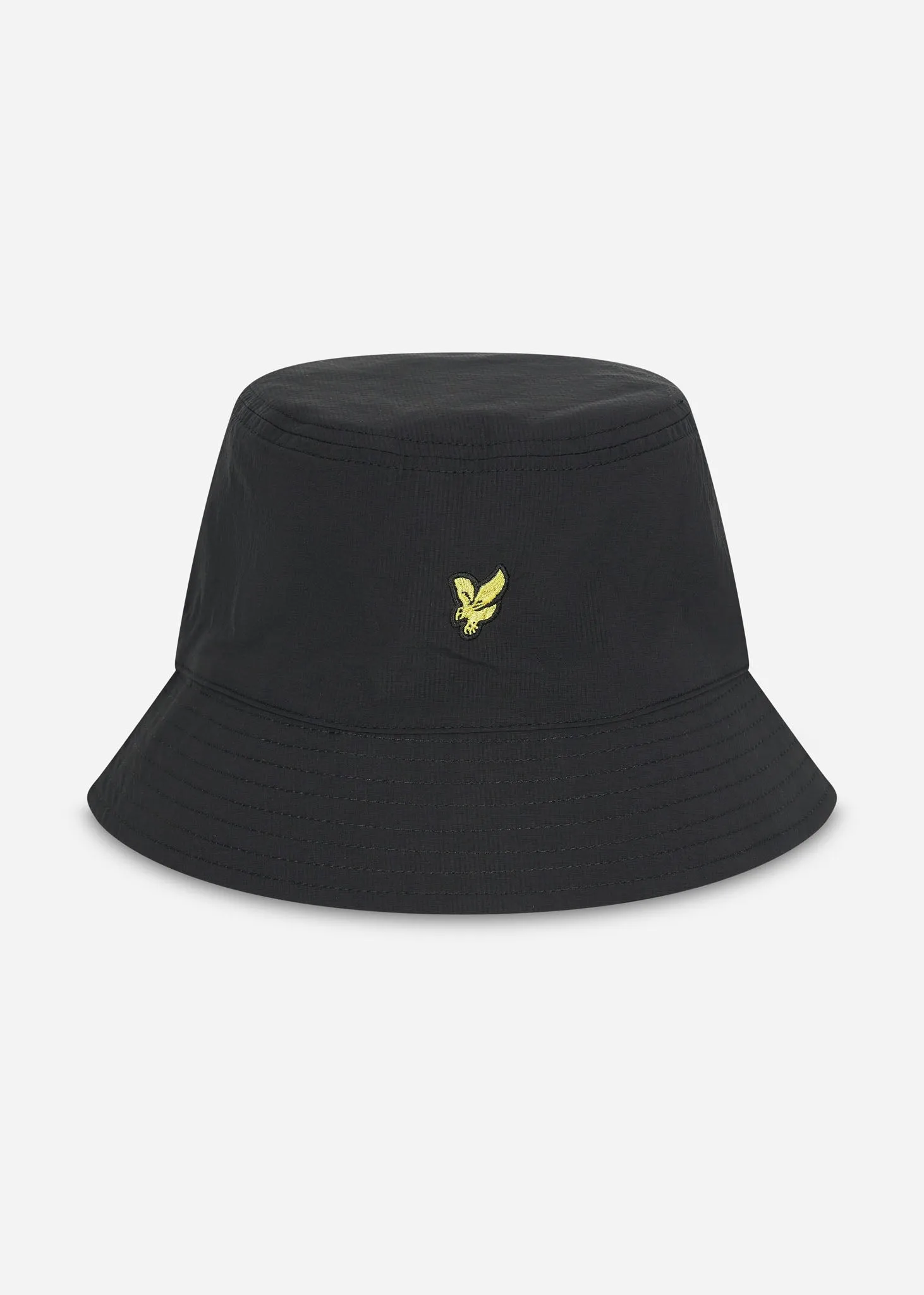 Ripstop reversible bucket hat - jet black olive