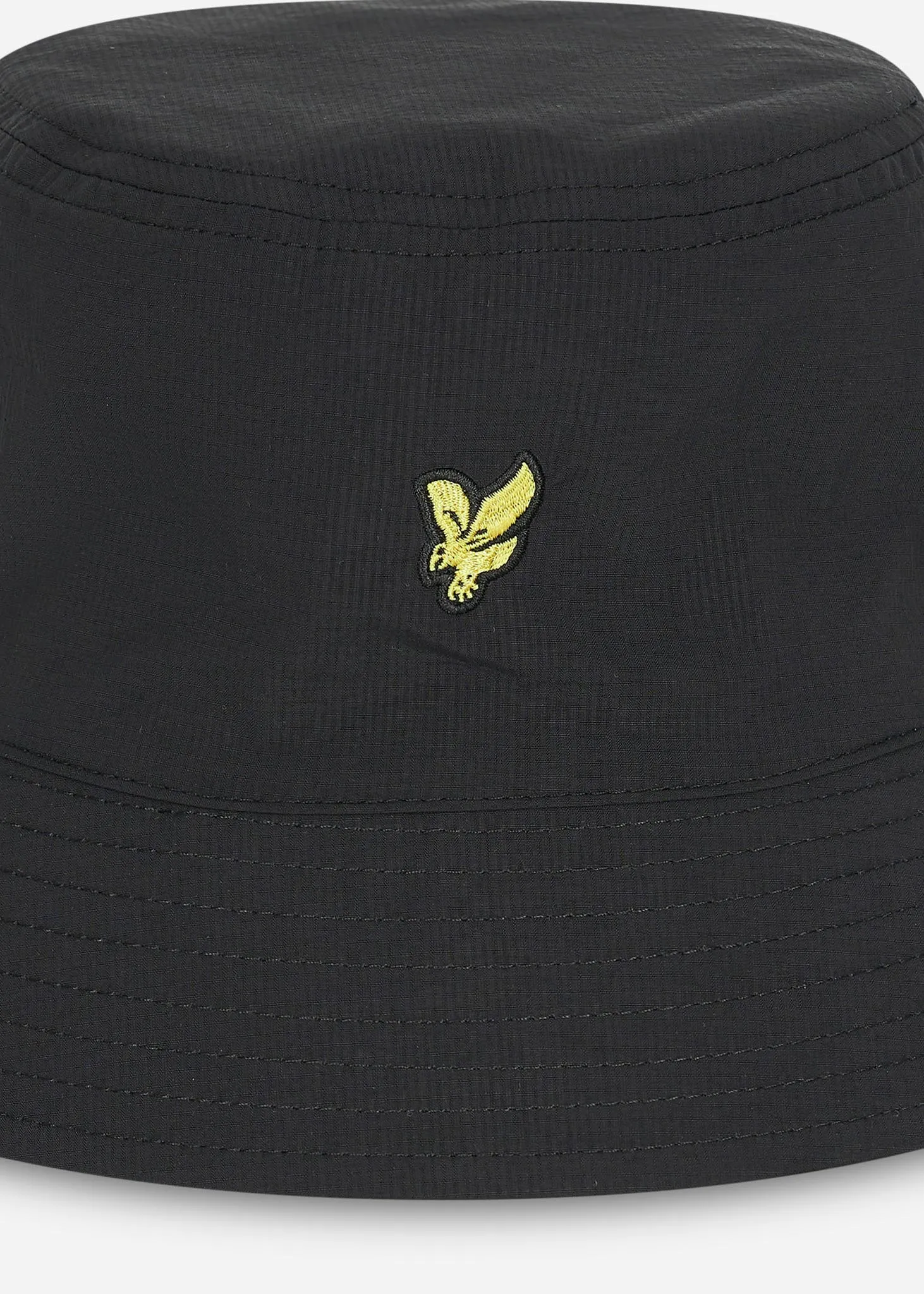 Ripstop reversible bucket hat - jet black olive