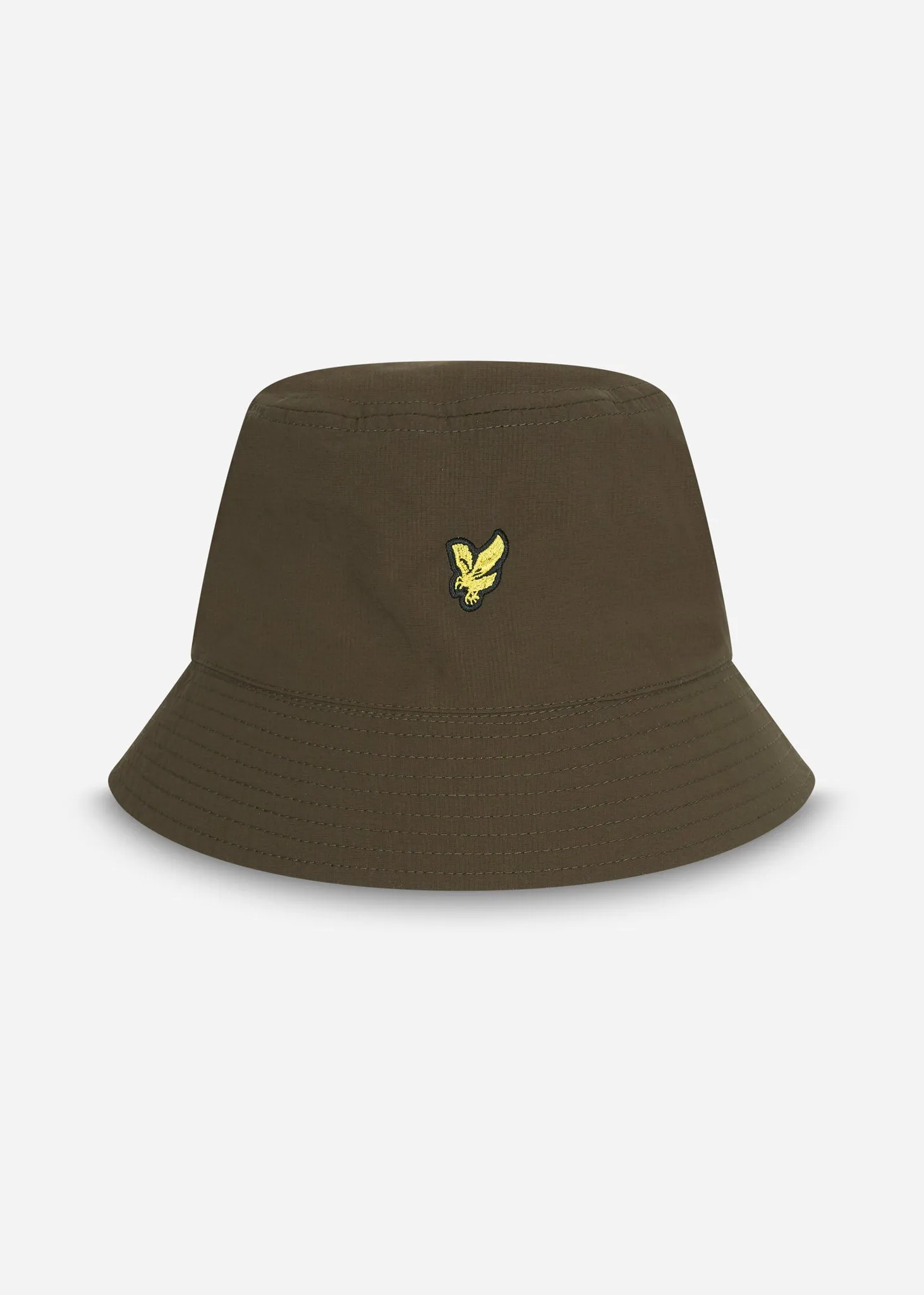 Ripstop reversible bucket hat - jet black olive