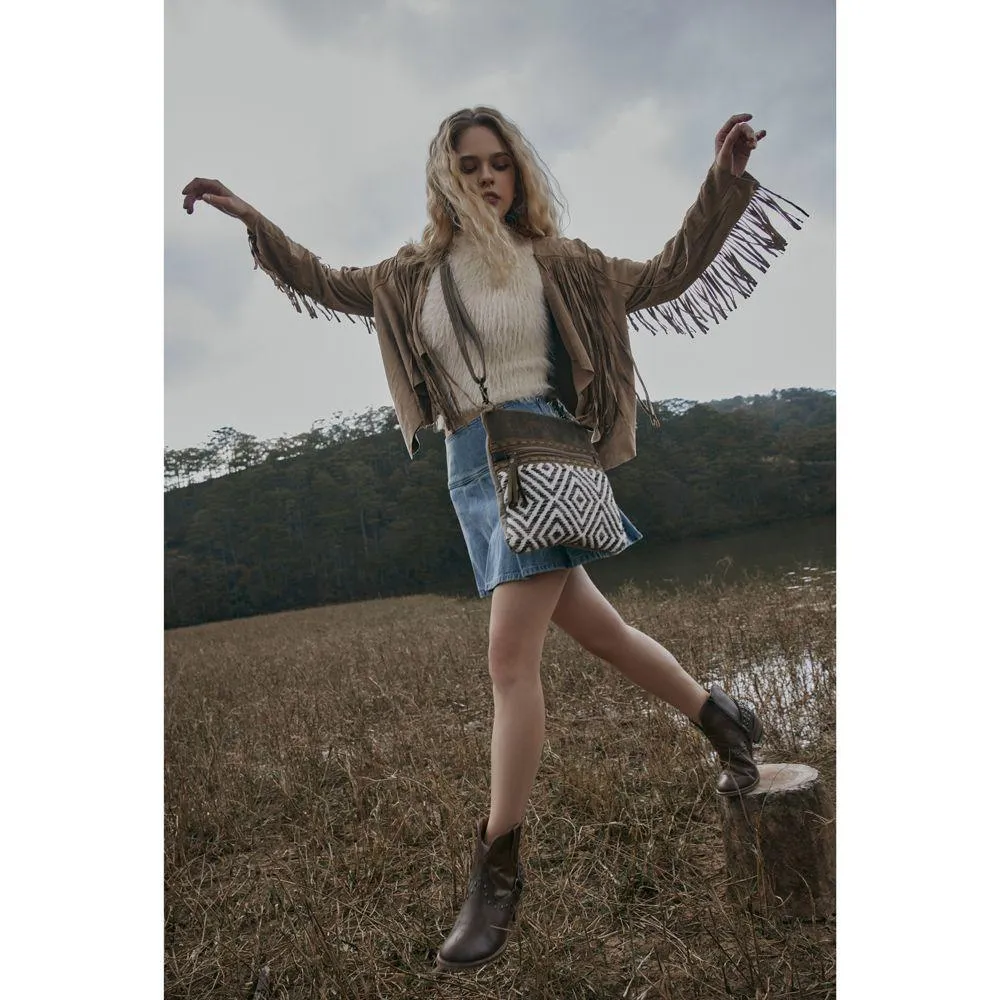 Sand Weaver Small Crossbody Bag
