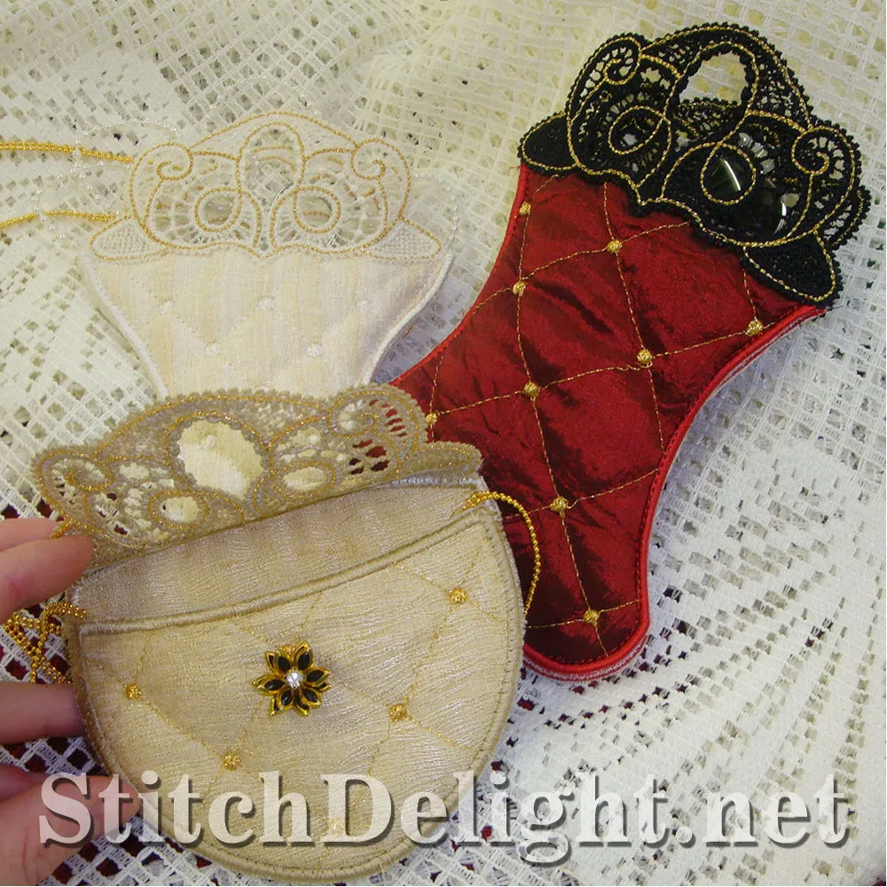 SD0729 Battenburg Lace Variety Bags
