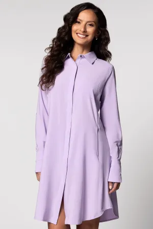 Women's Malta Travel Dress | Lavendula Stripe